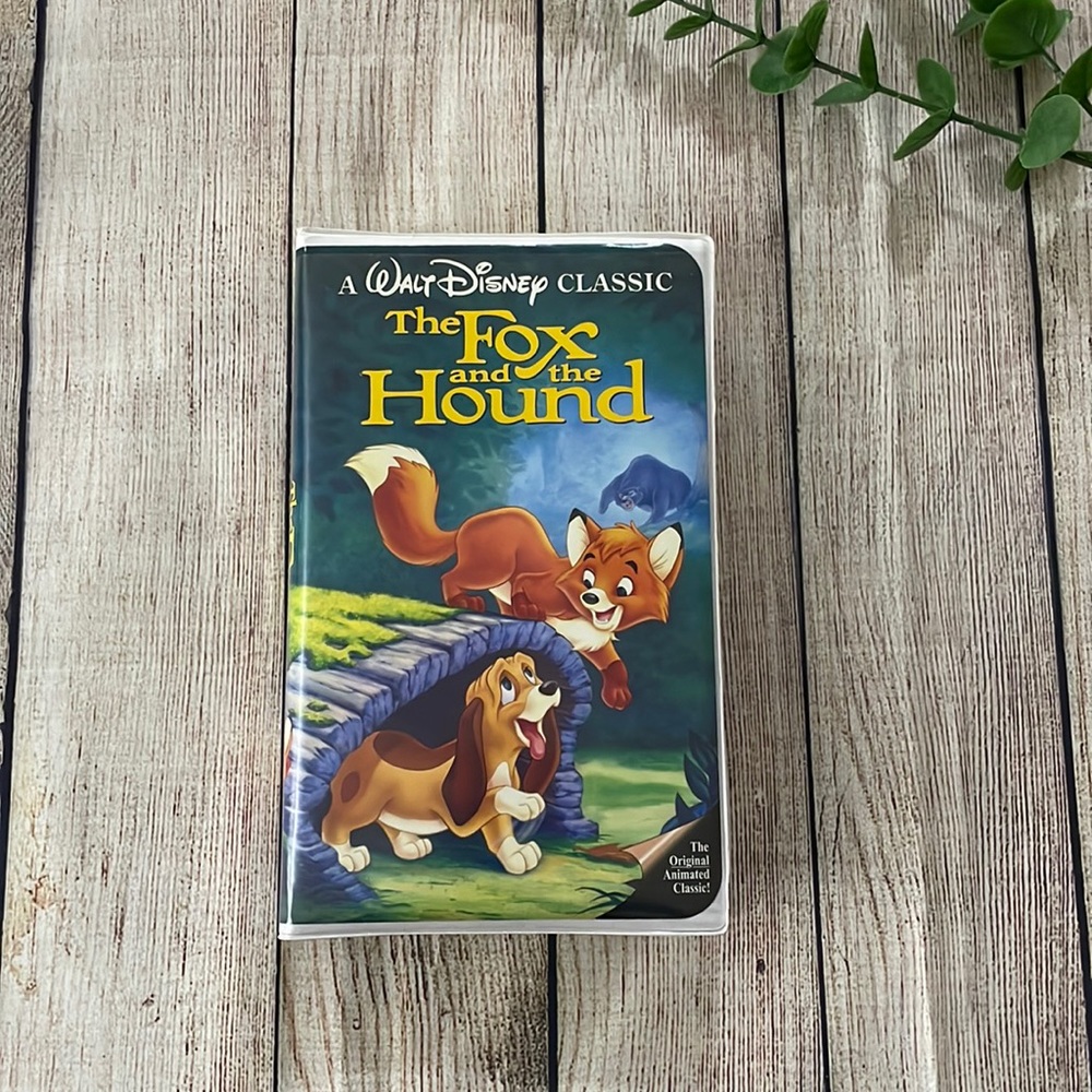 The Fox and the Hound Black Diamond Walt Disney Classic Rare VHS 2041